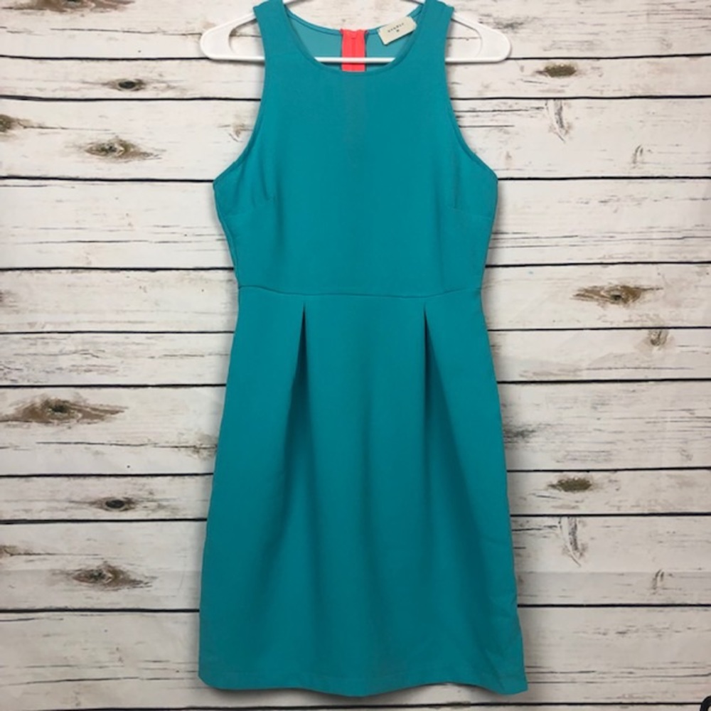 🦋 Everly teal blue aqua party dress size small
